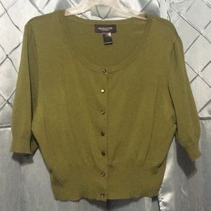 Ashley Stewart Signature Cropped Shrug Cardigan